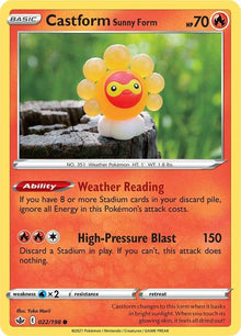 Castform Sunny Form (022/198) (SWSH06)