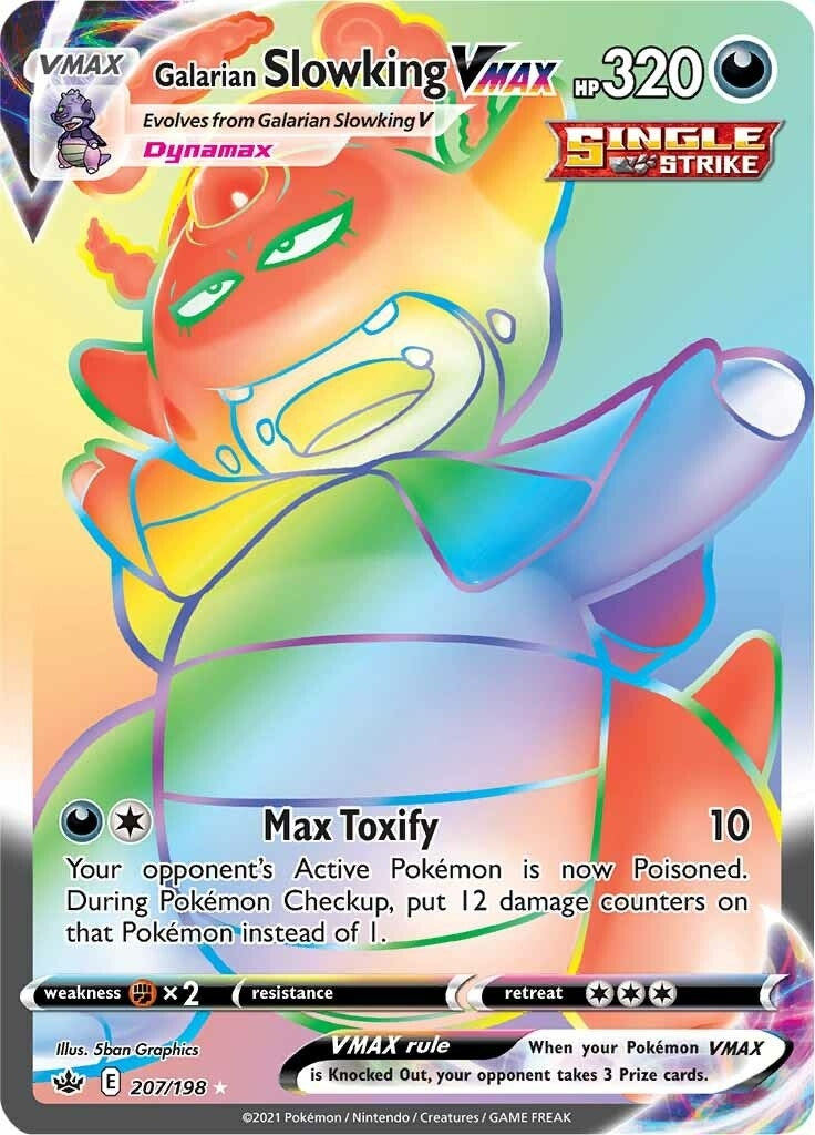 Galarian Slowking VMAX (Secret) (207/198) (SWSH06)