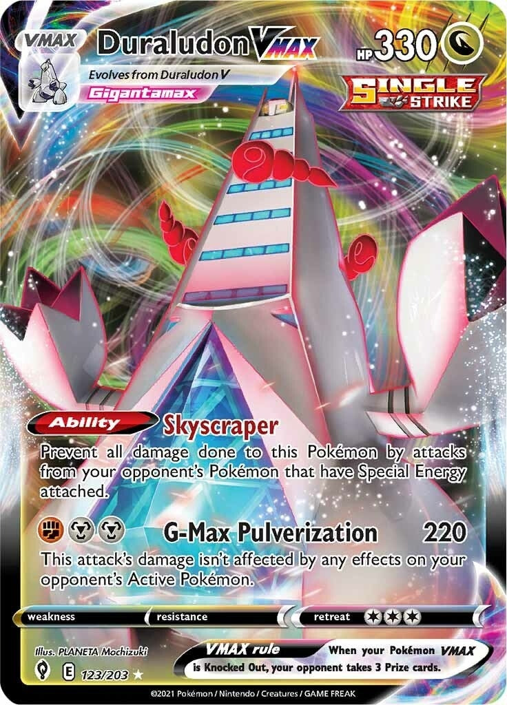 Duraludon VMAX (123/203) (SWSH07)