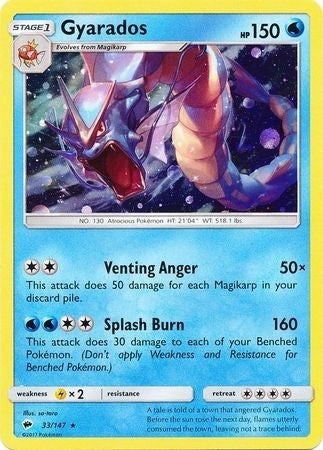 Gyarados - 33/147 (Cosmos Holo) (033/147) (BLE)