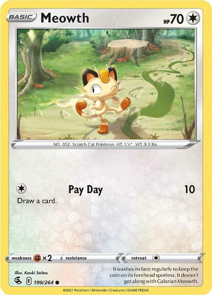Meowth (199/264) (SWSH08)
