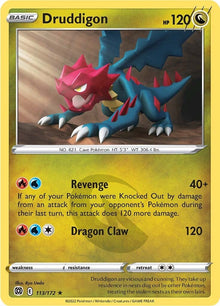 Druddigon (113/172) (SWSH09)