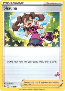 Shauna - 240/264 (#50 Cinderace Stamped) (240/264) (BA22)
