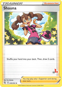 Shauna - 240/264 (#59 Cinderace Stamped) (240/264) (BA22)
