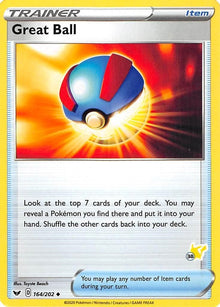 Great Ball - 164/202 (#38 Pikachu Stamped) (164/202) (BA22)