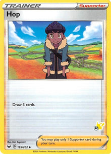 Hop - 165/202 (#42 Pikachu Stamped) (165/202) (BA22)