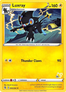 Luxray - 093/264 (#28 Pikachu Stamped) (093/264) (BA22)