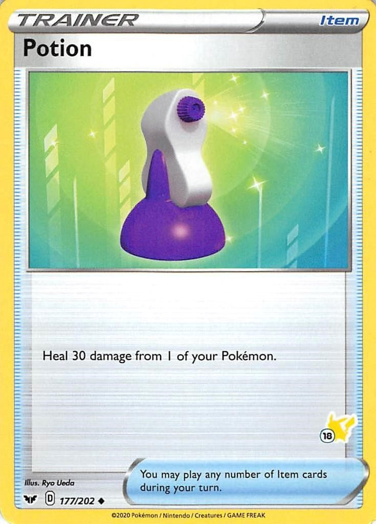 Potion - 177/202 (#18 Pikachu Stamped) (177/202) (BA22)