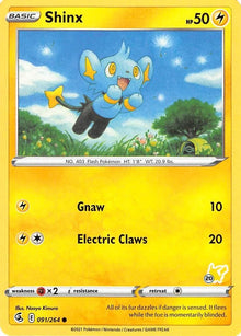 Shinx - 091/264 (#20 Pikachu Stamped) (091/264) (BA22)
