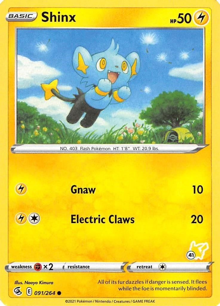 Shinx - 091/264 (#41 Pikachu Stamped) (091/264) (BA22)
