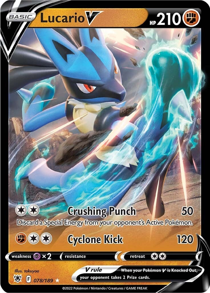 Lucario V (078/189) (SWSH10)