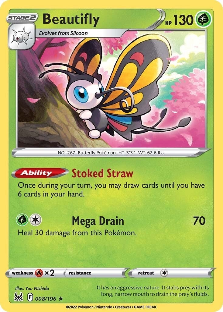 Beautifly (008/196) (SWSH11)
