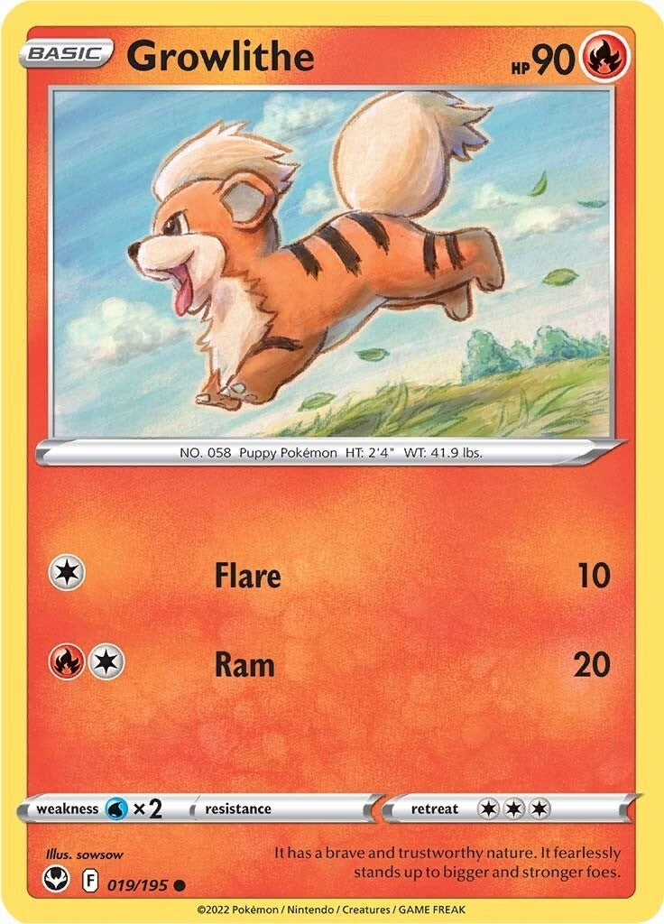 Growlithe (019/195) (SWSH12)
