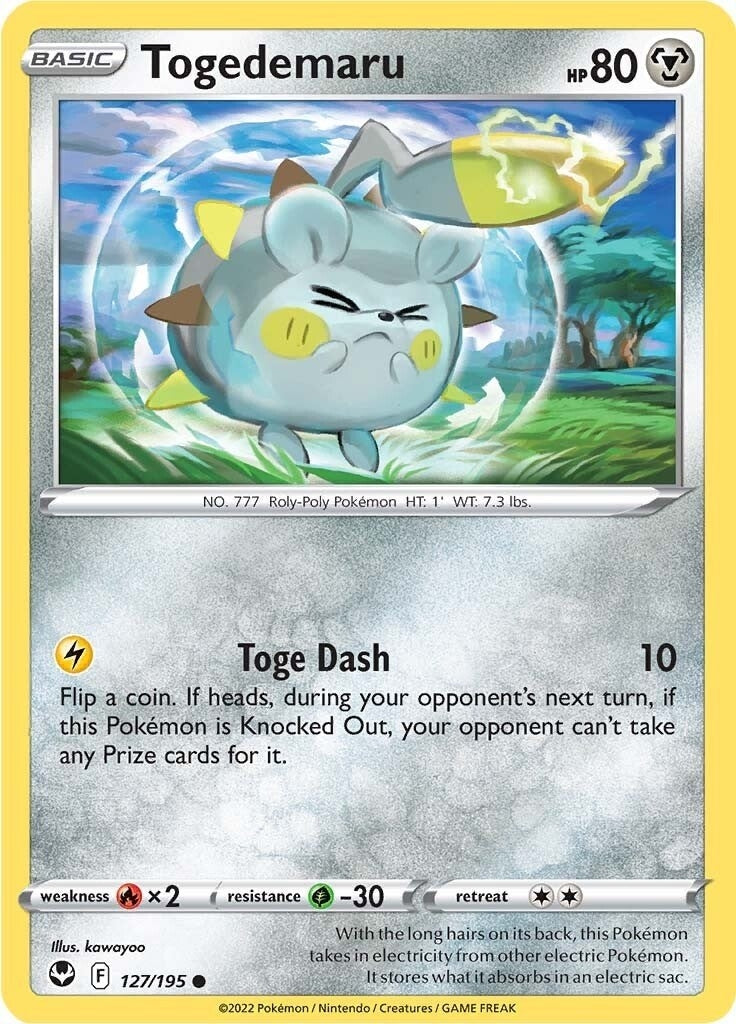 Togedemaru (127/195) (SWSH12)