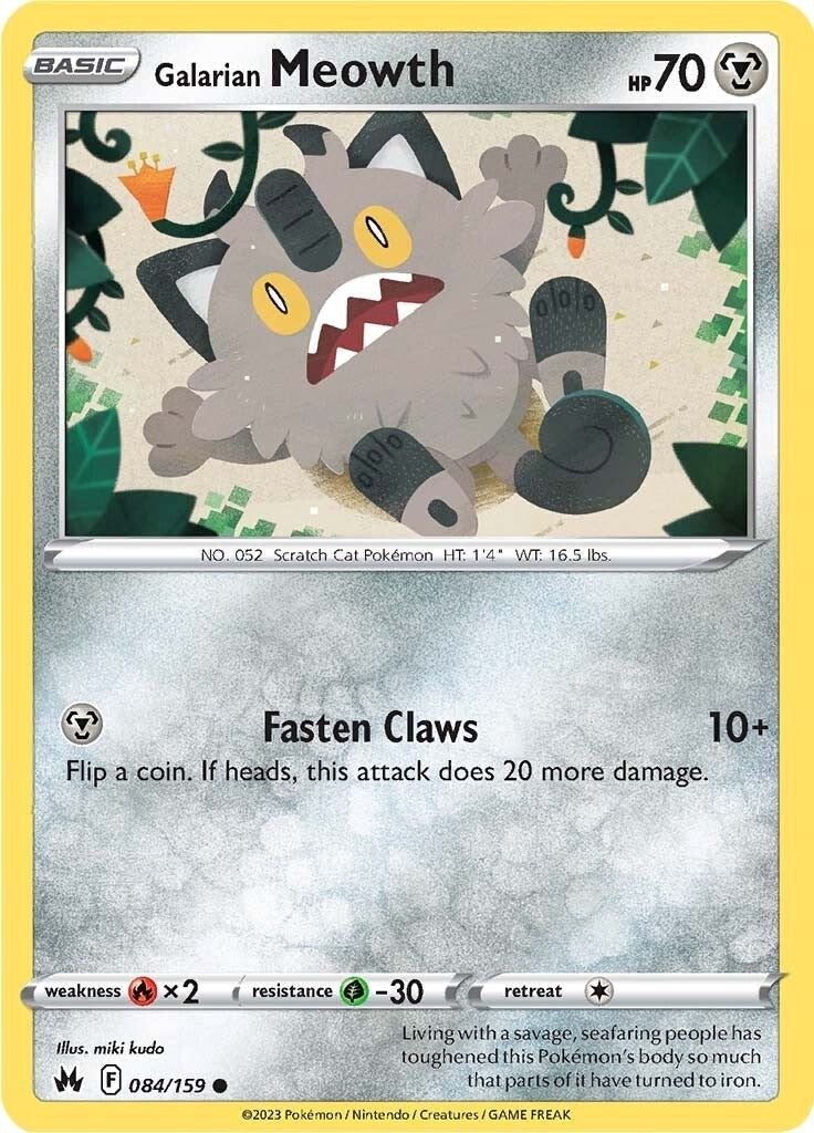 Galarian Meowth (084/159) (CRZ)