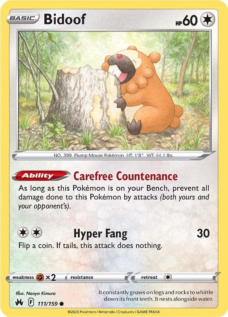 Bidoof (111/159) (CRZ)