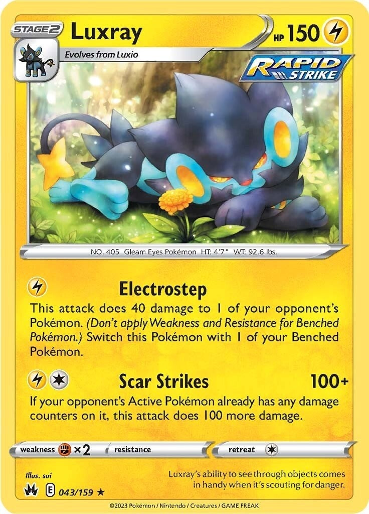 Luxray (43) (043/159) (CRZ)