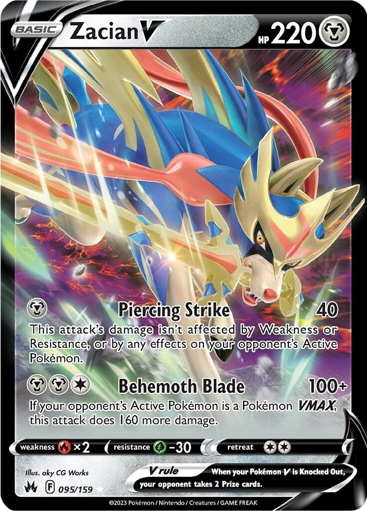 Zacian V (095/159) (CRZ)