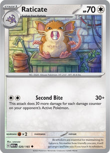 Raticate (020/165) (MEW)