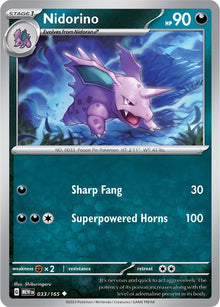 Nidorino (033/165) (MEW)