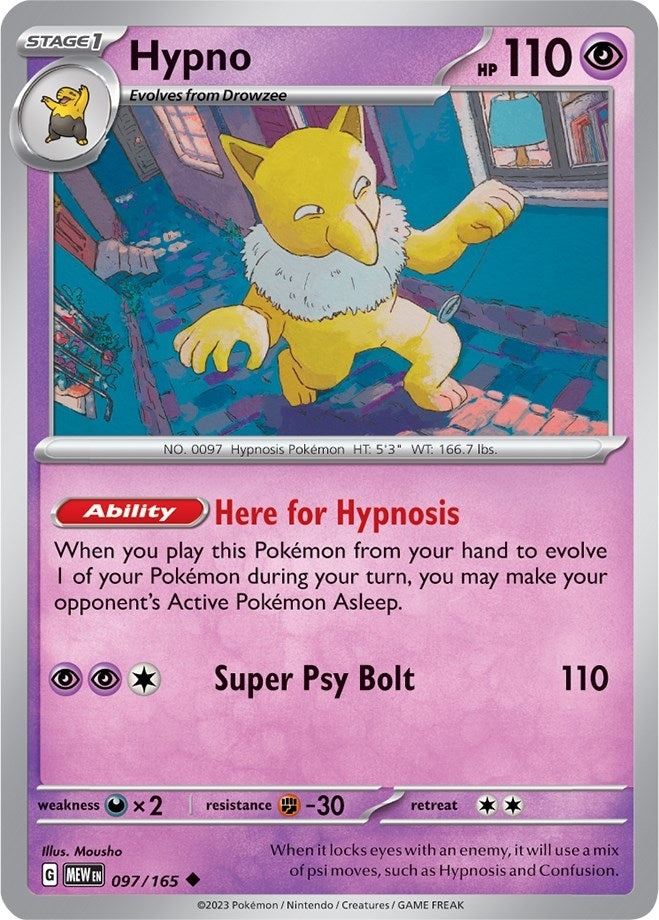 Hypno (097/165) (MEW)
