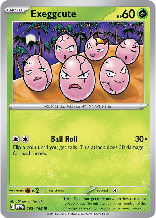 Exeggcute (102/165) (MEW)
