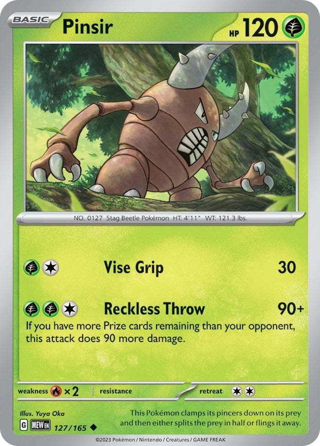 Pinsir (127/165) (MEW)