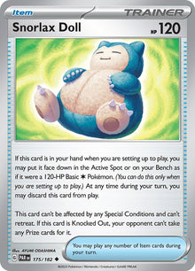 Snorlax Doll (175/182) (PAR)
