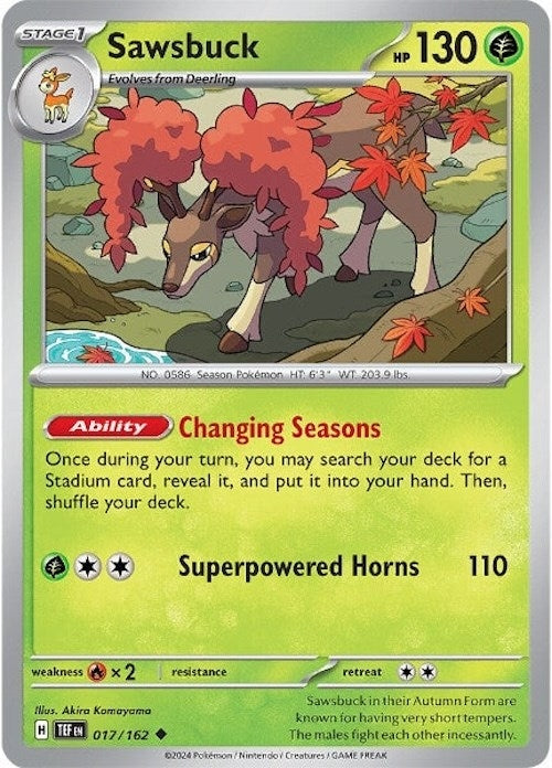 Sawsbuck (017/162) (TEF)