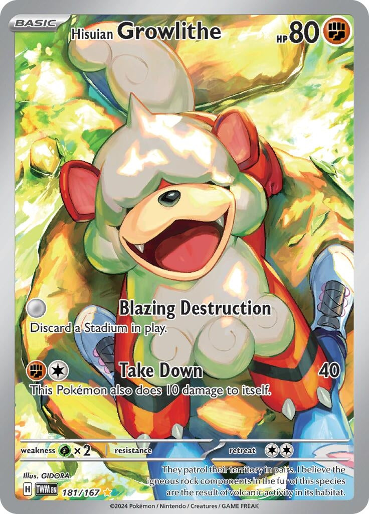 Hisuian Growlithe (181/167) (TWM)