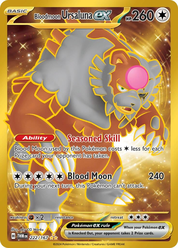 Bloodmoon Ursaluna ex (222/167) (TWM)