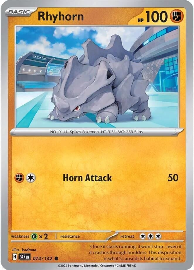 Rhyhorn (074/142) (SCR)