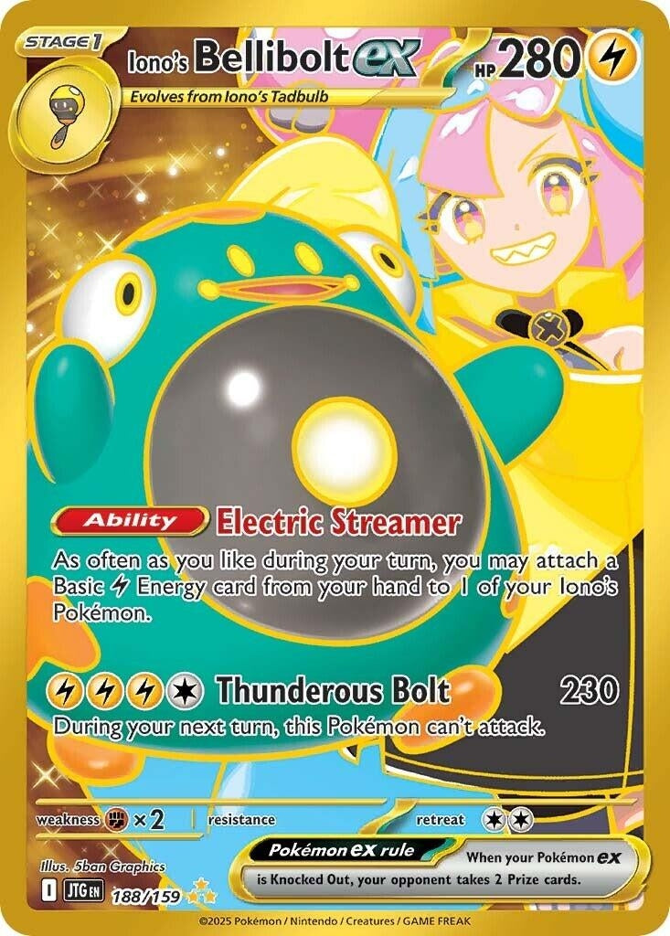 Iono's Bellibolt ex (188/159) (JTG)