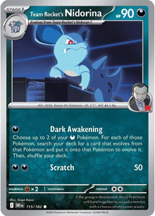 Team Rocket's Nidorina (115/182) (DRI)