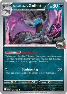 Team Rocket's Golbat (121/182) (DRI)