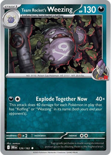 Team Rocket's Weezing (126/182) (DRI)
