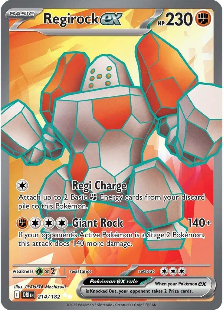 Regirock ex (214/182) (DRI)