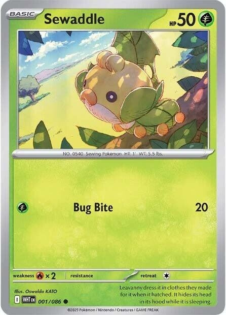 Sewaddle (001/086) (WHT)