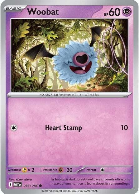 Woobat (036/086) (WHT)