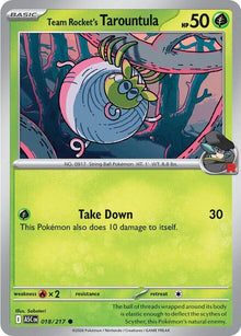 Team Rocket's Tarountula (018/217) (ASC)