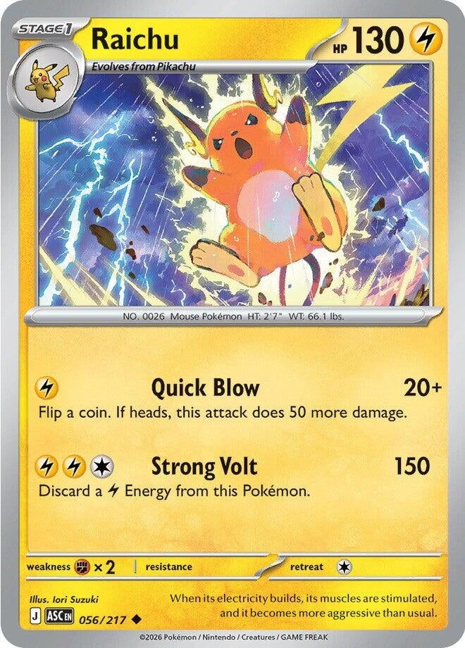 Raichu (056/217) (ASC)