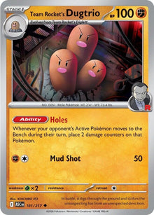 Team Rocket's Dugtrio (101/217) (ASC)