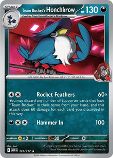 Team Rocket's Honchkrow (127/217) (ASC)