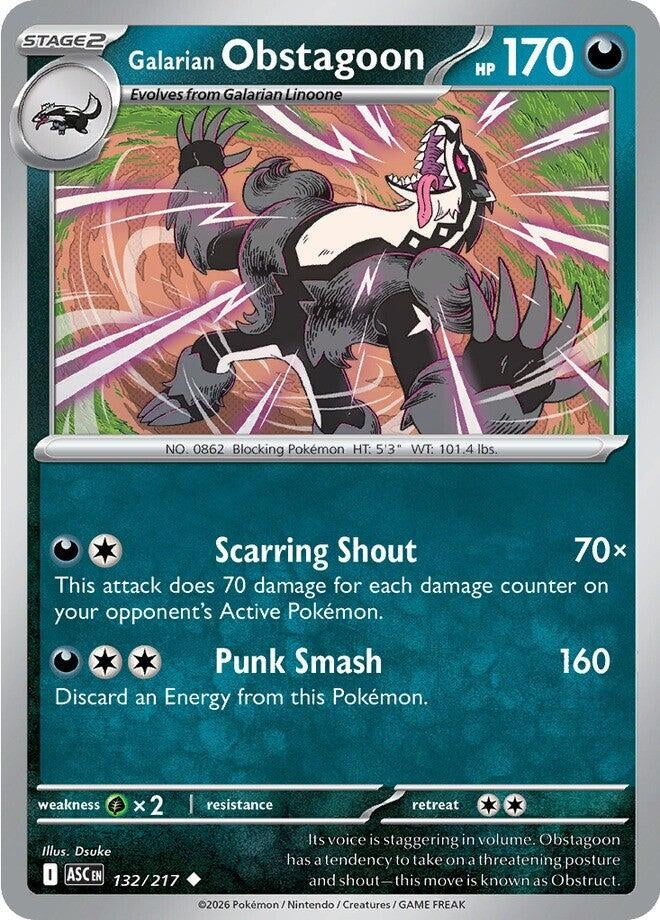 Galarian Obstagoon (132/217) (ASC)