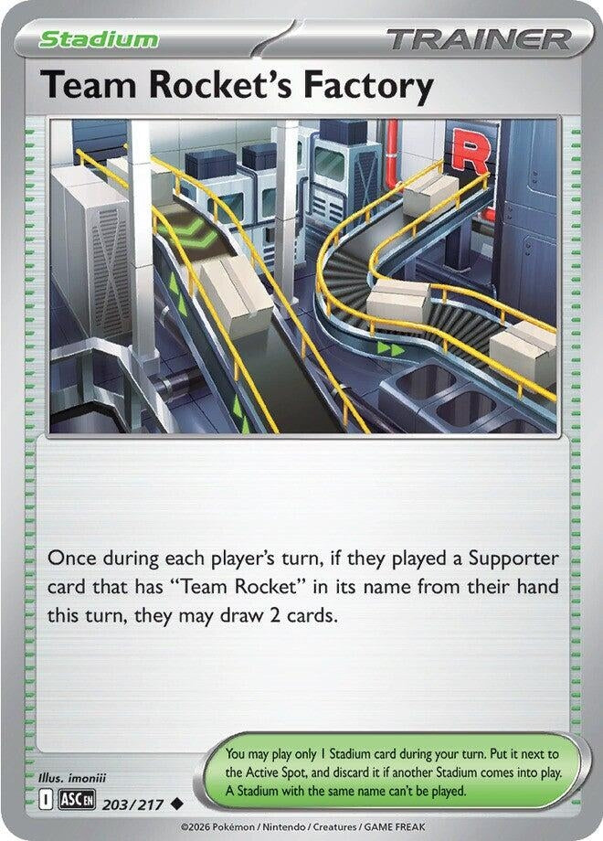 Team Rocket's Factory (203/217) (ASC)