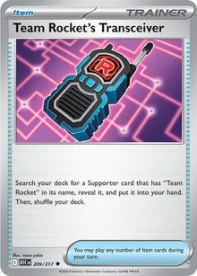 Team Rocket's Transceiver (209/217) (ASC)