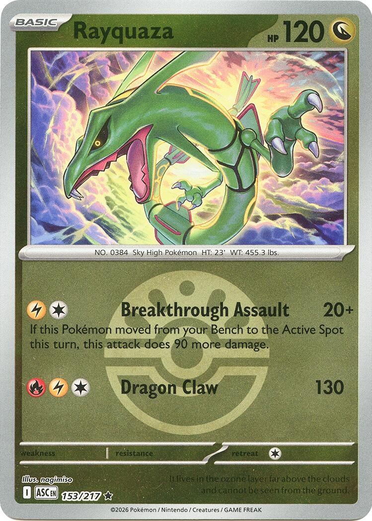 Rayquaza (Friend Ball) (153/217) (ASC)