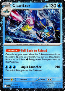 Clawitzer (Cosmos Holo) (038/132) (MCAP)