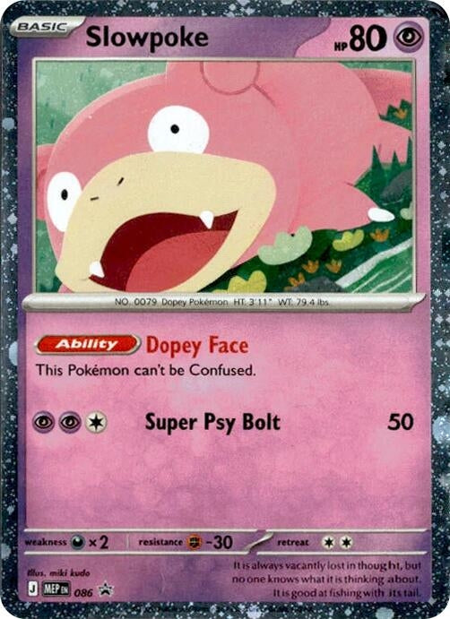 Slowpoke - 086 (Cosmos Holo) (086) (MEP)