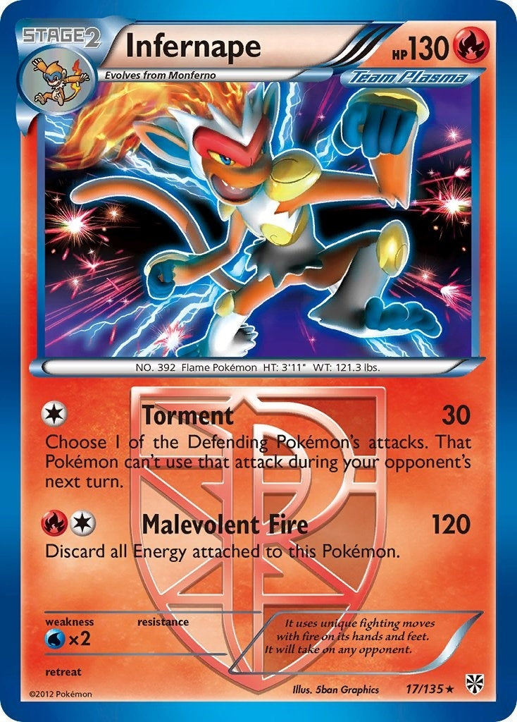 Infernape (Team Plasma) (17/135) (PLS)